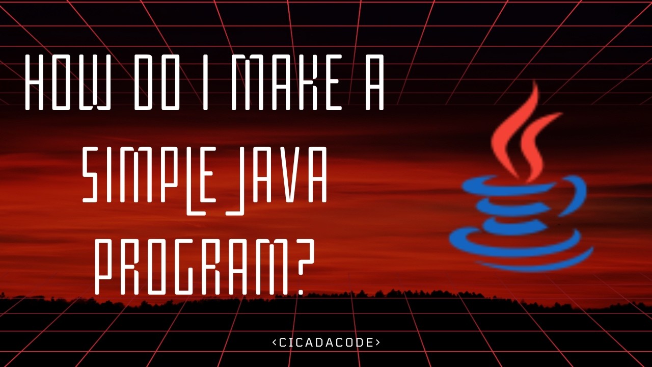 How to create our first java program?
