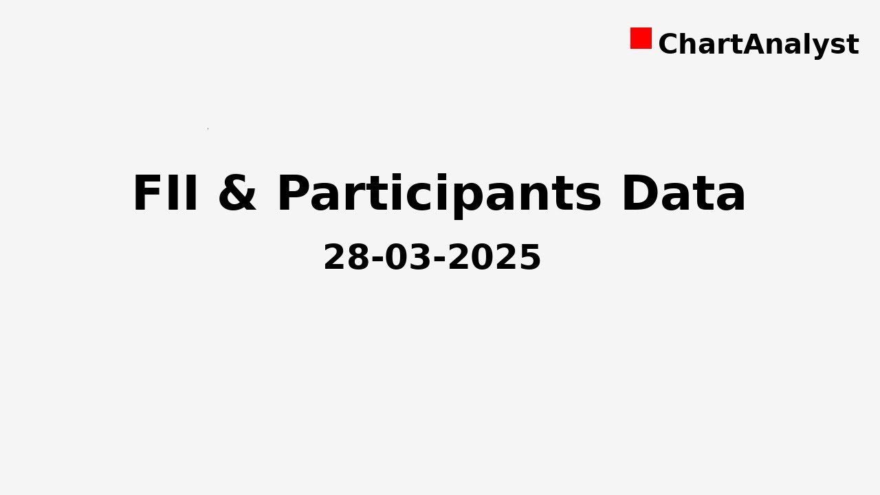 FIIs Data 28 03 2025