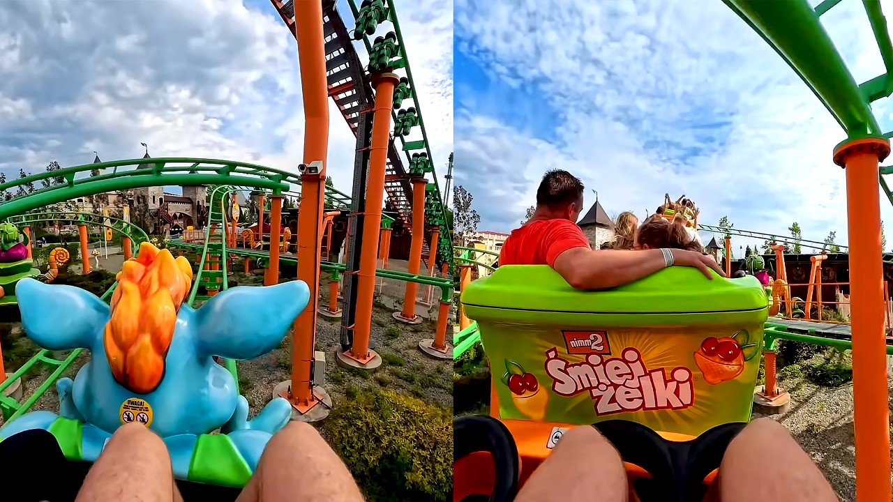 Energuś Prz&oacute;d vs Tył - Energylandia 2025 (4K) (POV) (Zator, Polska) Insta360 X5