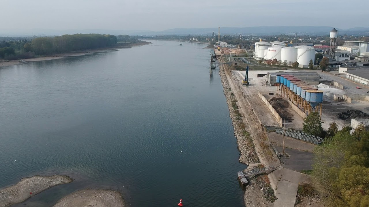 2018-10-20 - Niedrigwasser 2018 - Pegel Koblenz 23cm - Niederwerth - Graswerth - Bendorf - Teil 1