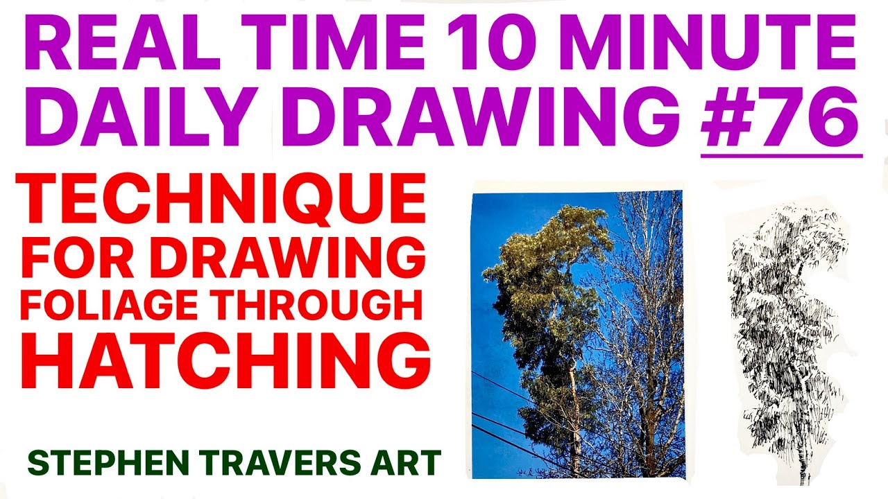 Draw Trees Easily with Hatching