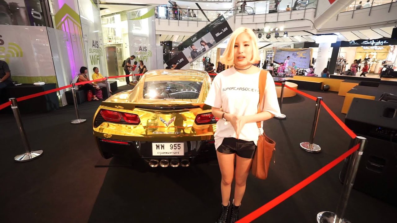 Gold Chrome Mirror Face Quality Wrap Chevrolet Corvette C7 Stingray Tony Wrap www.tonywrap.com