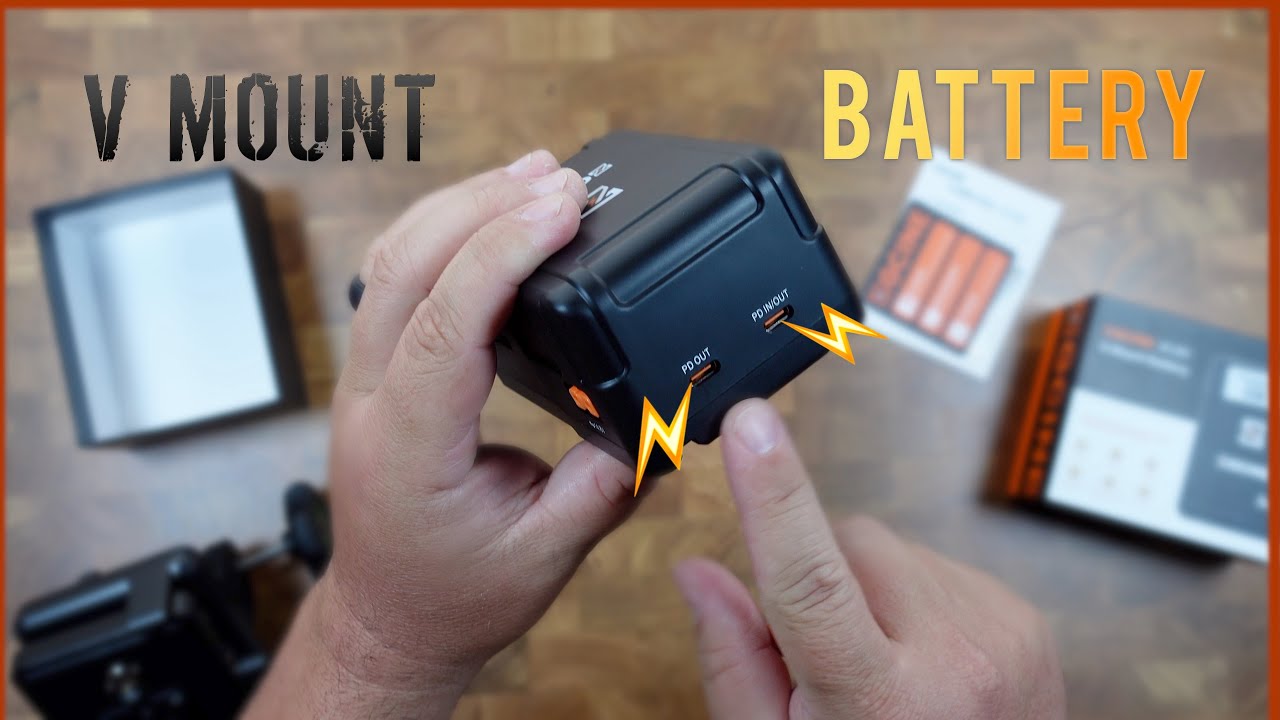 Be more Professional & MOBILE with this ZGCINE V-MOUNT battery