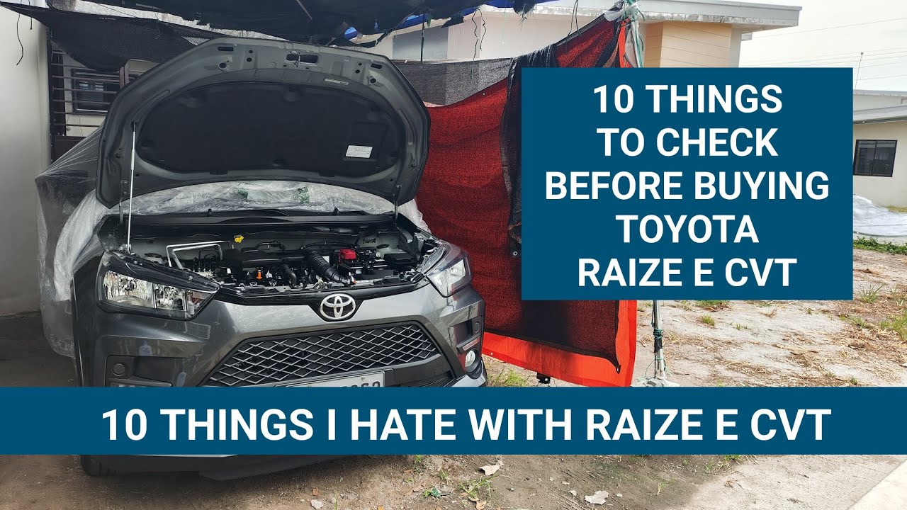 Toyota Raize E CVT Things to check before buying raize Comparison Car Review G turbo Pros Cons 2025