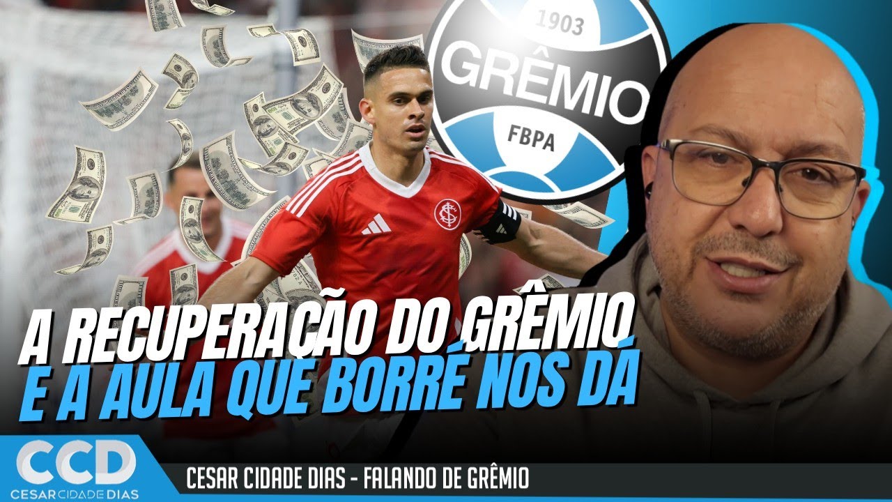 A aula que Borr&eacute; est&aacute; dando ao Gr&ecirc;mio