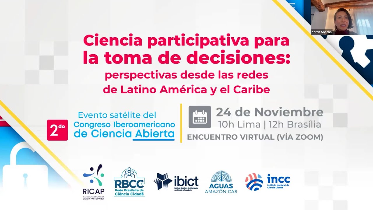 Ciencia participativa para toma de decisiones: perspectivas desde redes de Latinoamérica y el Caribe