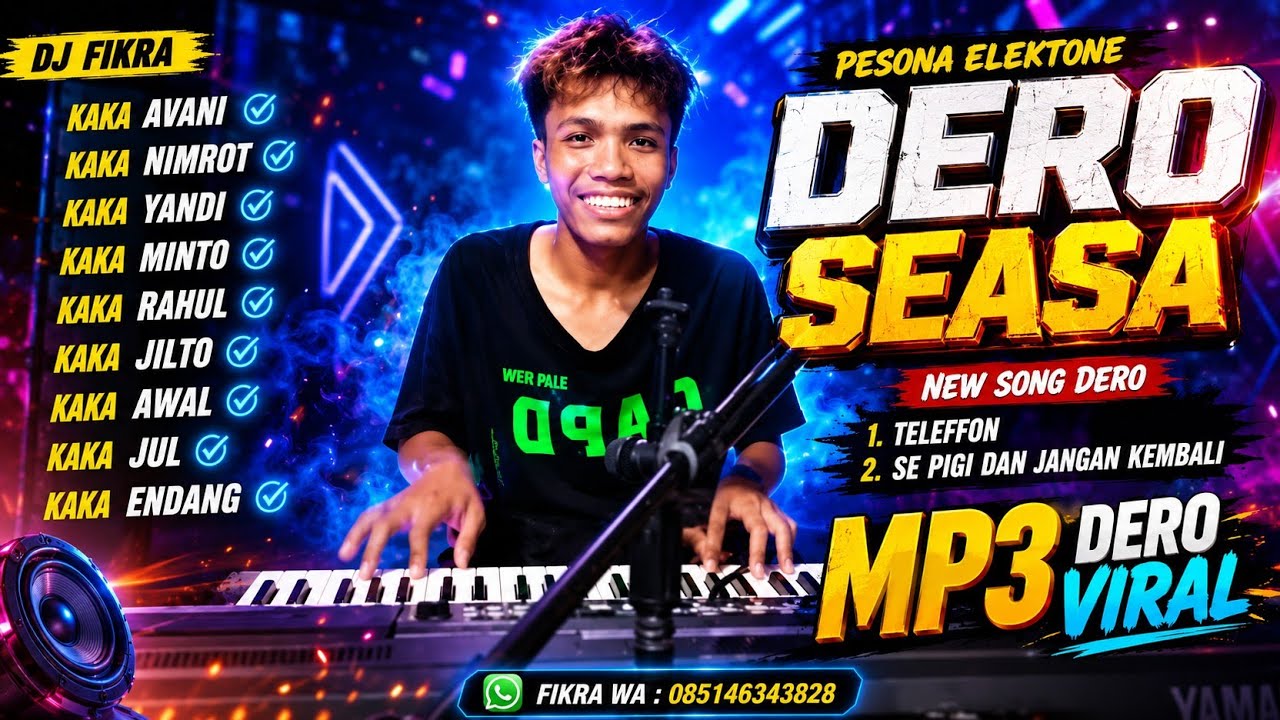DERO DJ FIKRA - TELEFFON | MP3 | SEASA | PESONA ELEKTONE | DERO 2022