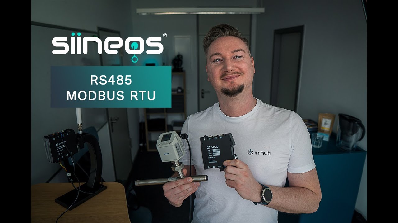 Teil 8 Schritt f&uuml;r Schritt: siineos IIoT-Betriebssystem - Durchflussmessung mittels RS485 Modbus RTU