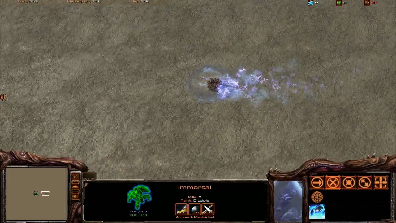 Starcraft 2 Custom Ability: Static Ball