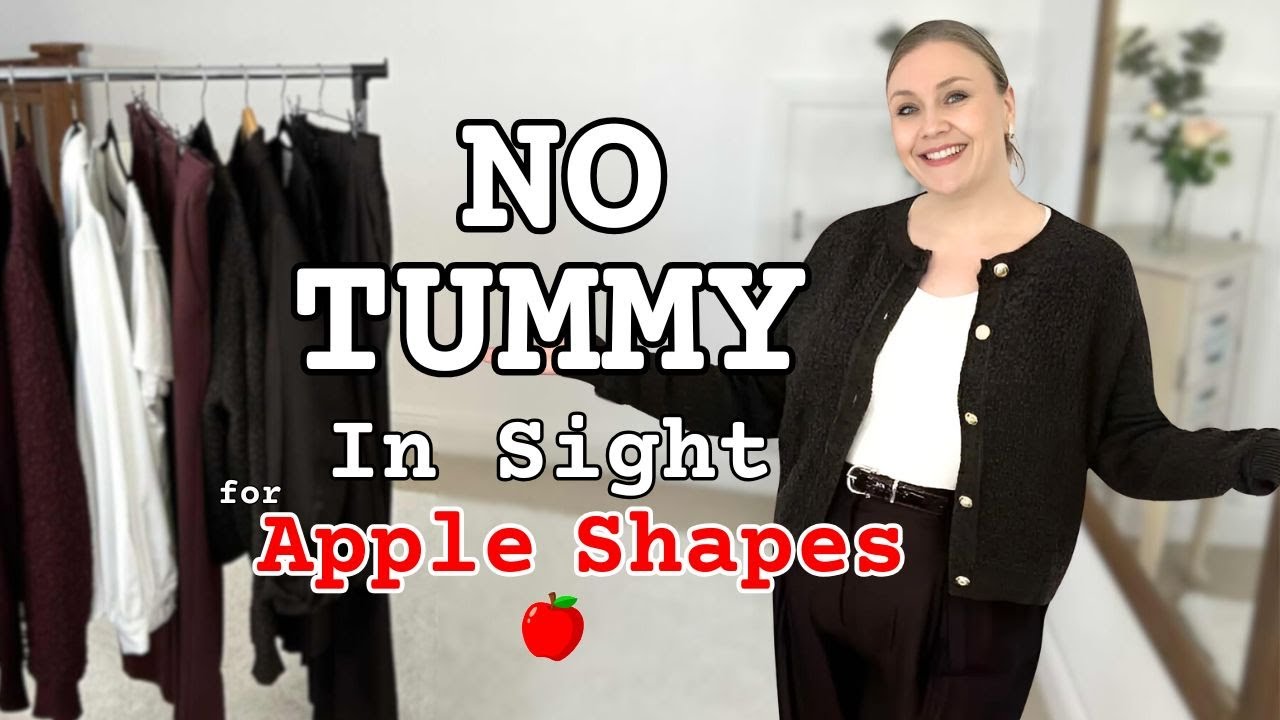 HOW TO BUILD AN OUTFIT THAT HIDES THE TUMMY | Plus Size Apple Shape
