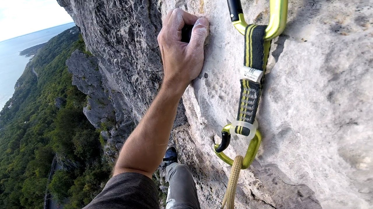 Napoleonica, Il belvedere 6a Onsight | Free climbing, Italy, Karst
