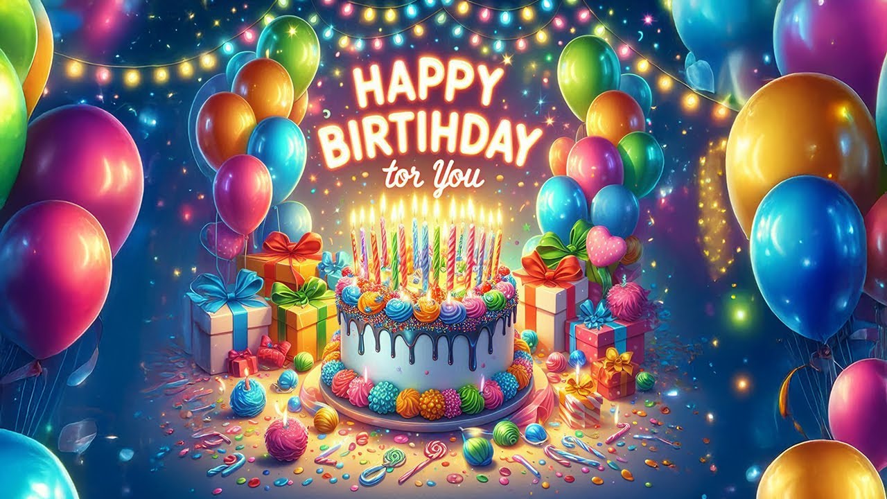 🎁 1 Hour of Happy Birthday Song - Fun and Cheerful Music for Birthday Vibes