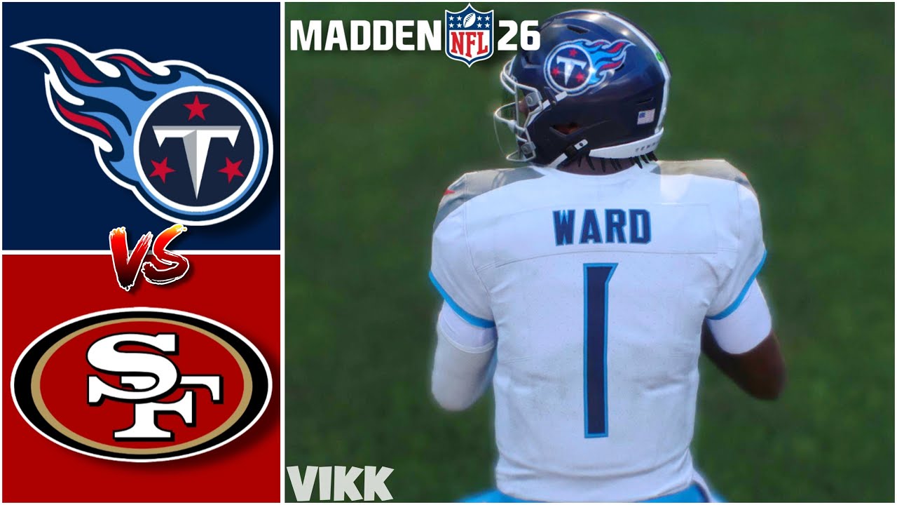 Titans vs 49ers Week 15 Simulation (Madden 26)