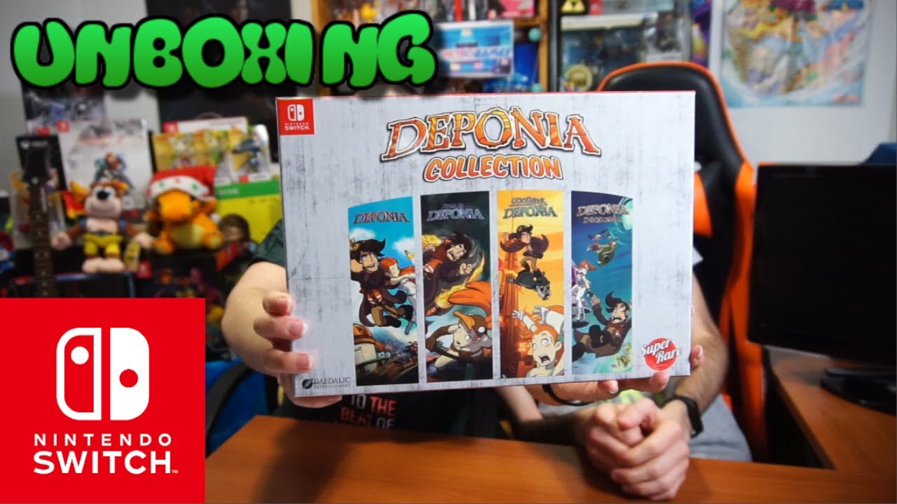 UNBOXING - DEPONIA COLLECTION DE SUPER RARE | Unboxing | Nintendo Switch | AdmaGames