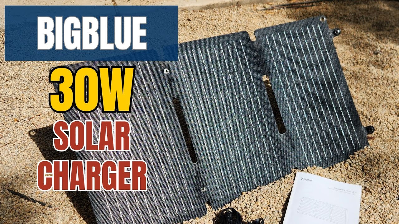 Обзор солнечного зарядного устройства Bigblue 30W