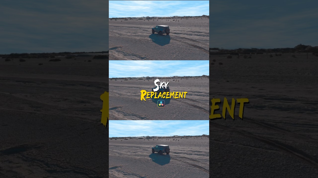 Замена неба в DaVinci Resolve