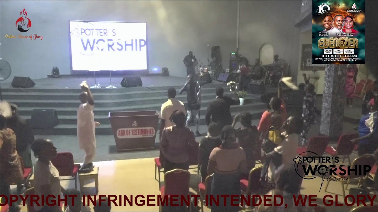 OUR 10TH YEARS ANNIVERSARY CELEBRATION SERVICE ,TAGGED : EBENEZER, DAY 1