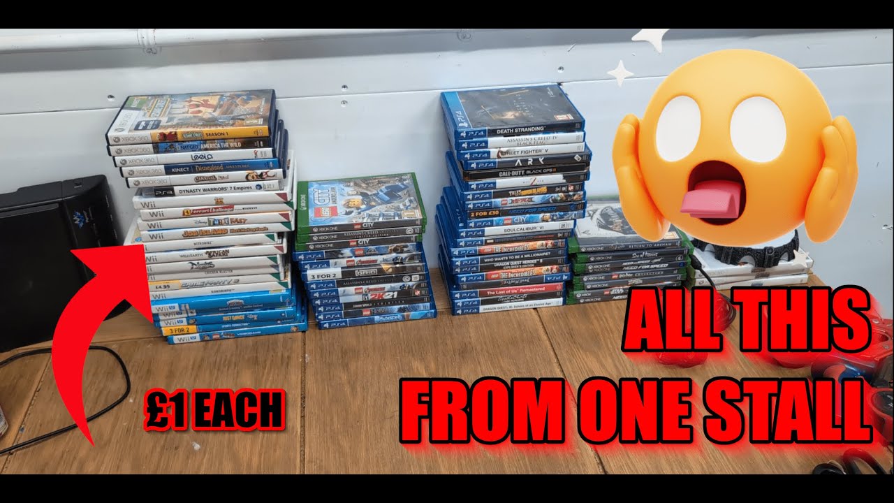 Stacks of Games at the Carboot!