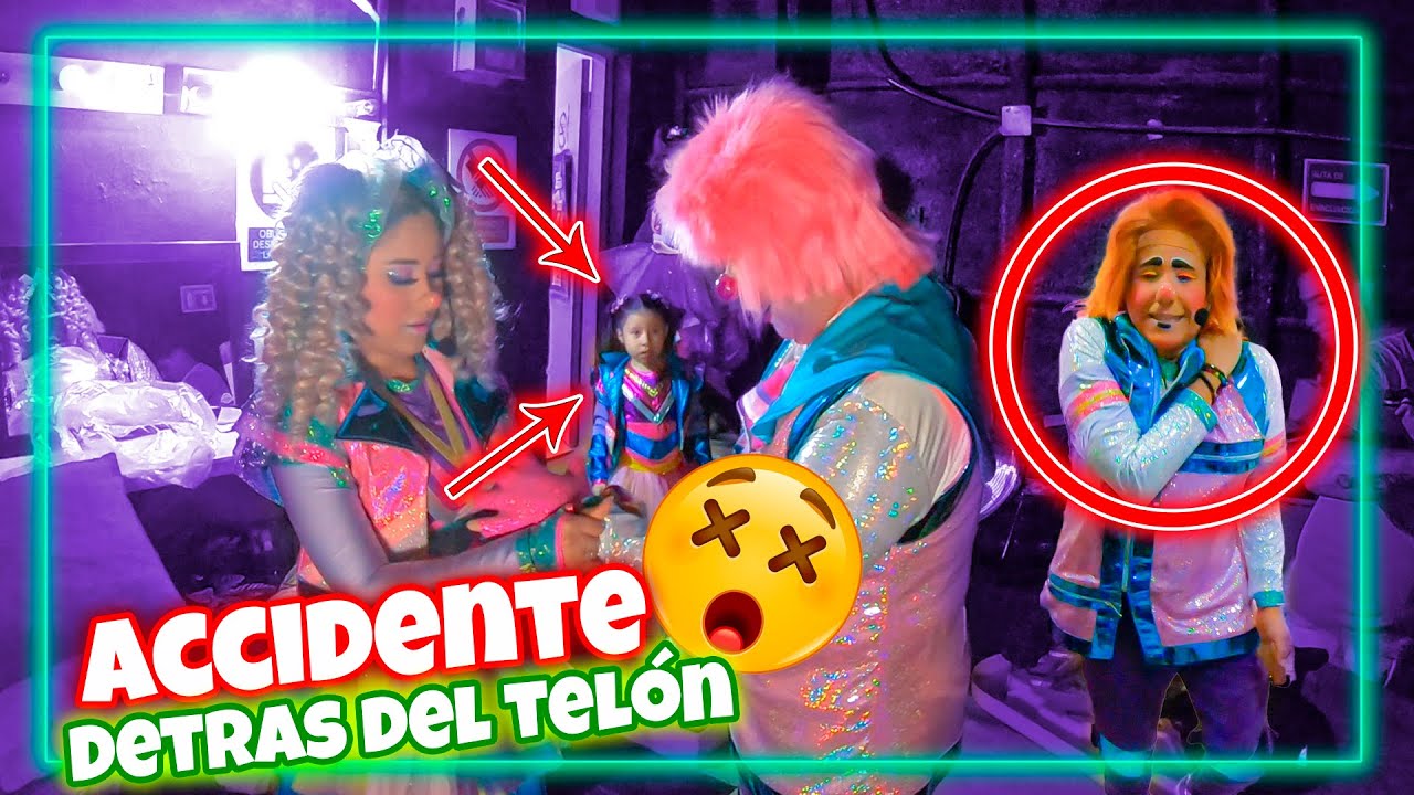 Accidente Detras del Telon | Tripayasos El Show