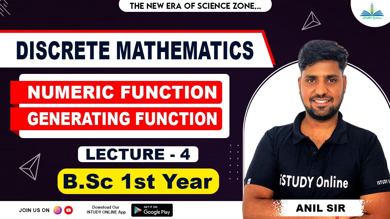 Numeric Function and Generating Function (Lecture-4) | UNIT-3 | DISCRETE MATHEMATICS | B.Sc 1st Year