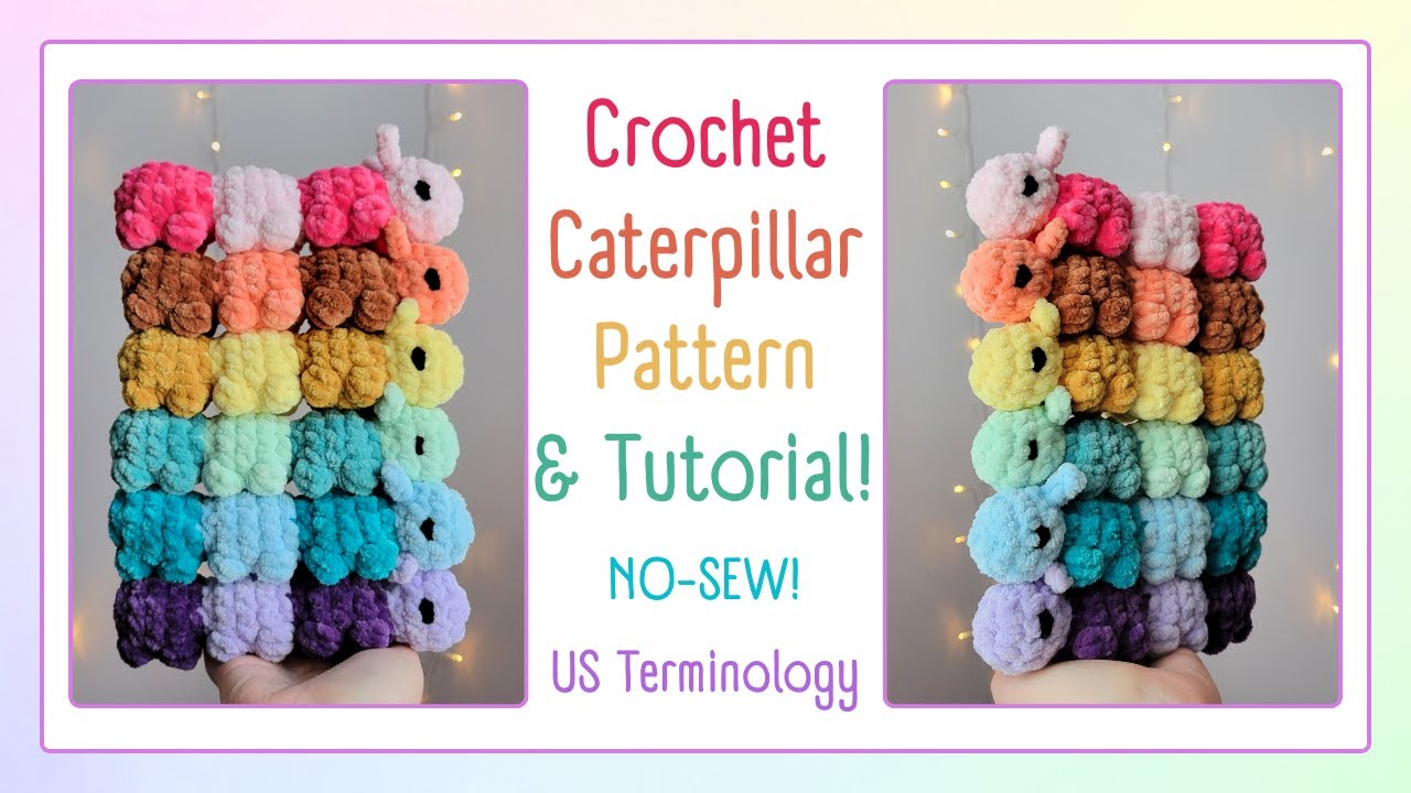 Crochet Caterpillar Pattern - 30 Minute Project (Perfect for Markets)