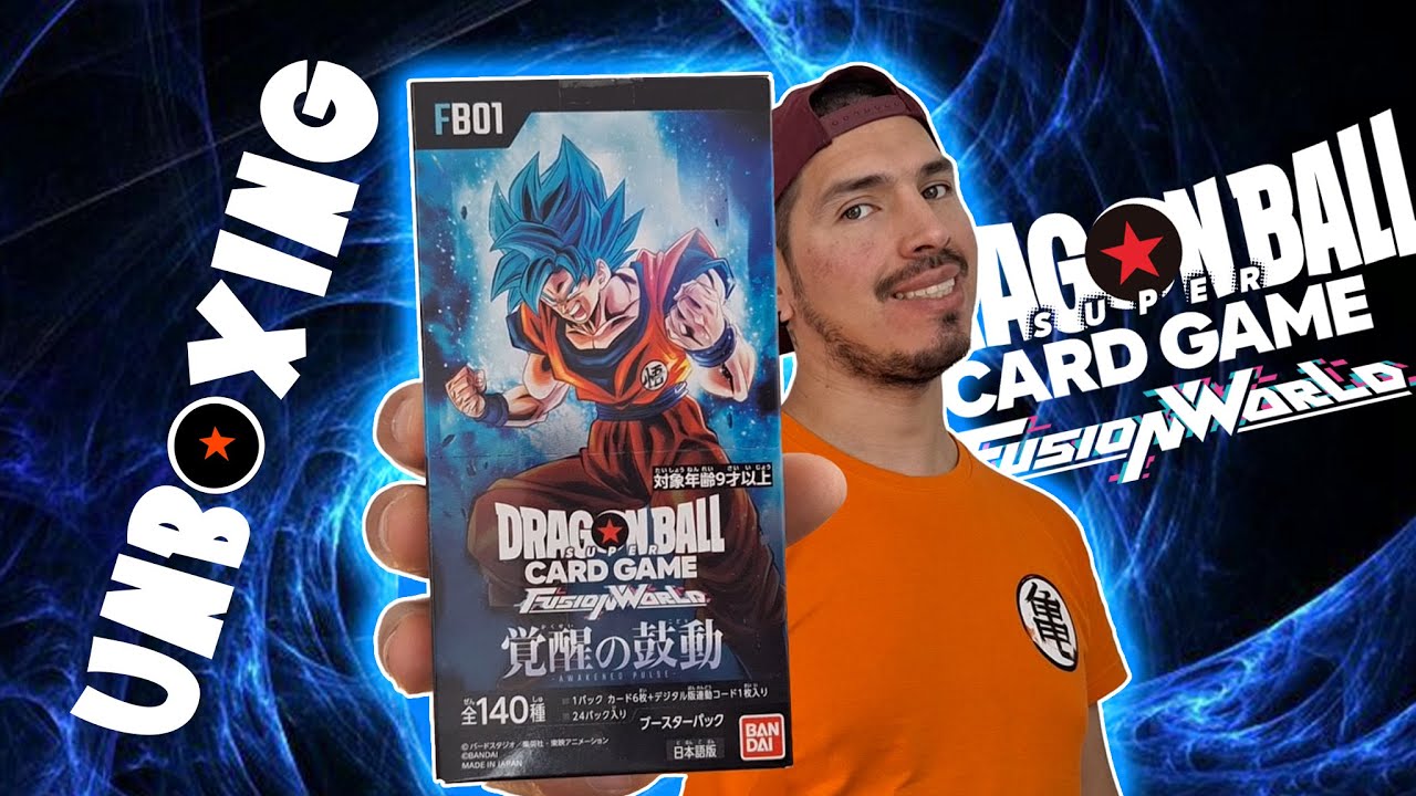 UNBOXING DRAGONBALL SUPER CARD GAME FUSION WORLD AWAKENED PULSE JAP  FB01