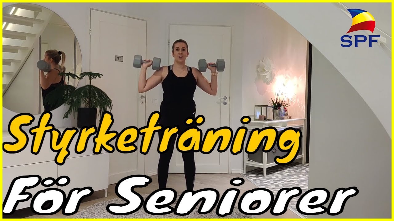 Träna Hemma - Styrketräning för Seniorer med Mirella Stenman