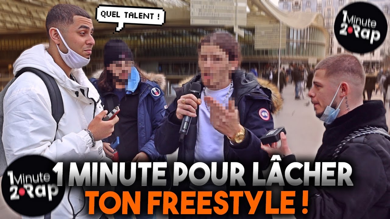 1 MINUTE POUR L&Acirc;CHER TON FREESTYLE ! ( 1Minute2Rap ) - Micro Trottoir