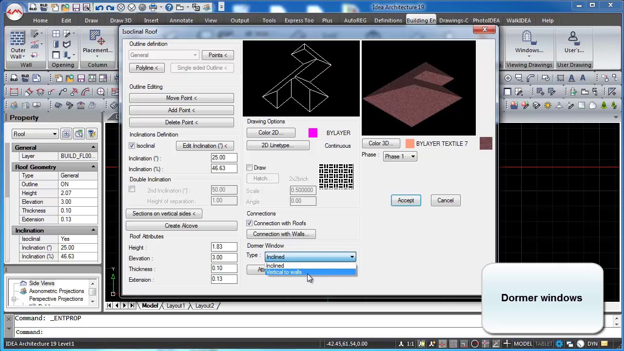 IDEA Architecture 19 | Draw and edit roofs (Lesson 5)