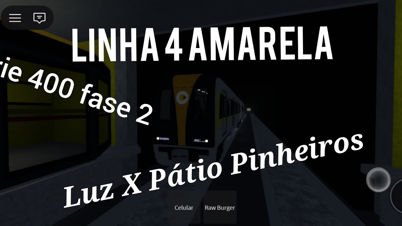 FINALMENTE VOLTOU!!! Linha 4 Amarela Trecho entre Luz até Pátio Pinheiros com o Série 400 Fase 2