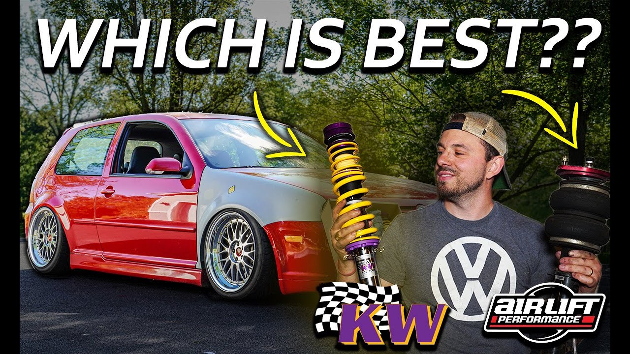 Swapping Out Air Ride for KW V3 Clubsports Coilovers on My MK4 R32