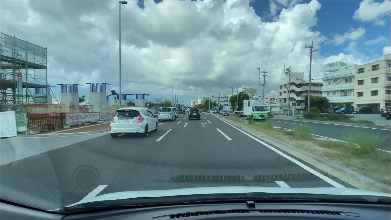 2021 【広角で車載動画】 沖縄, 整備が進む小禄道路, 瀬長島→那覇空港 ｜ DriveView - to Naha Airport from Senaga Island, Okinawa