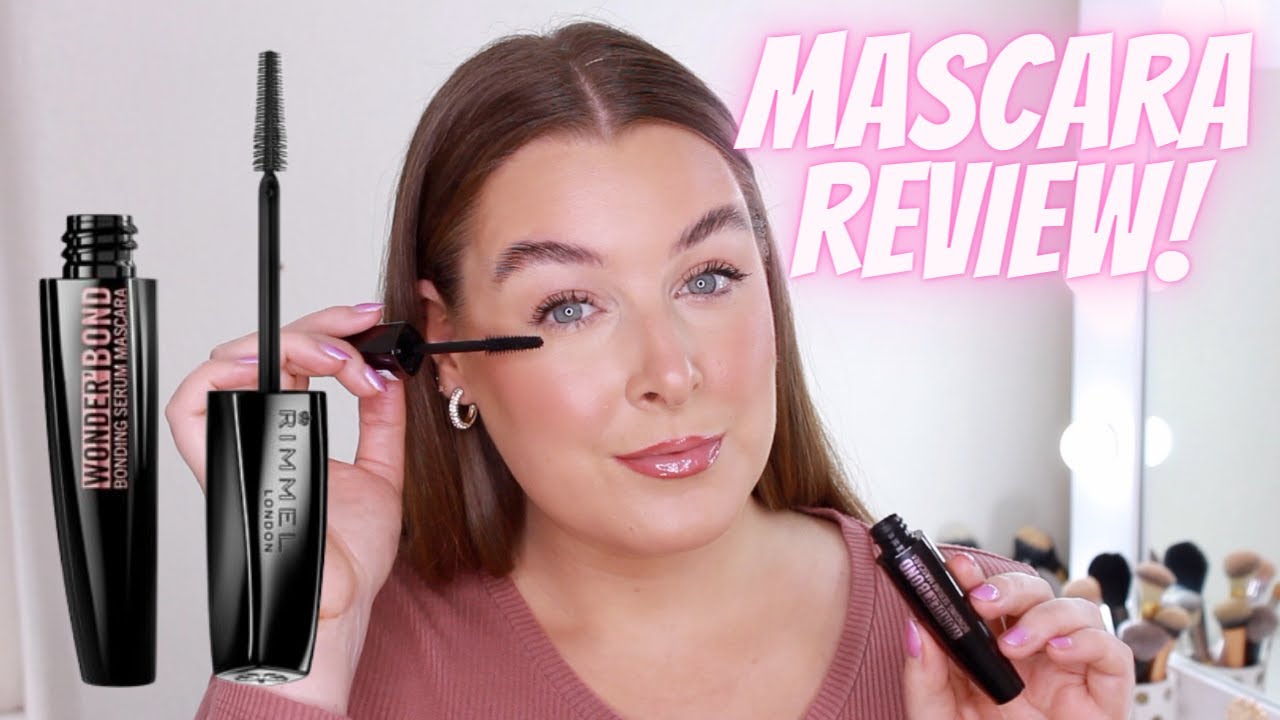NEW Rimmel Wonder Bond Mascara Review and Wear Test