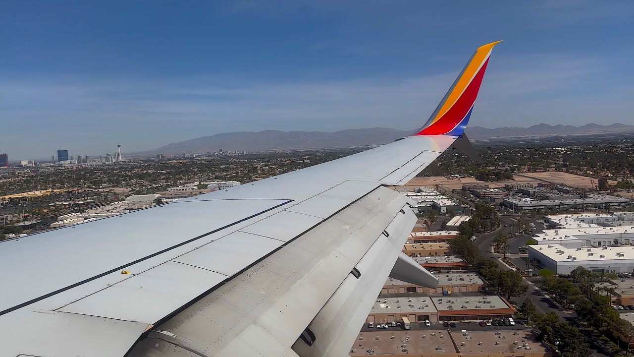 [4K] – Full Flight – Southwest Airlines – Boeing 737-8H4 – TUL-LAS – N8323C – WN2060 – IFS Ep. 775