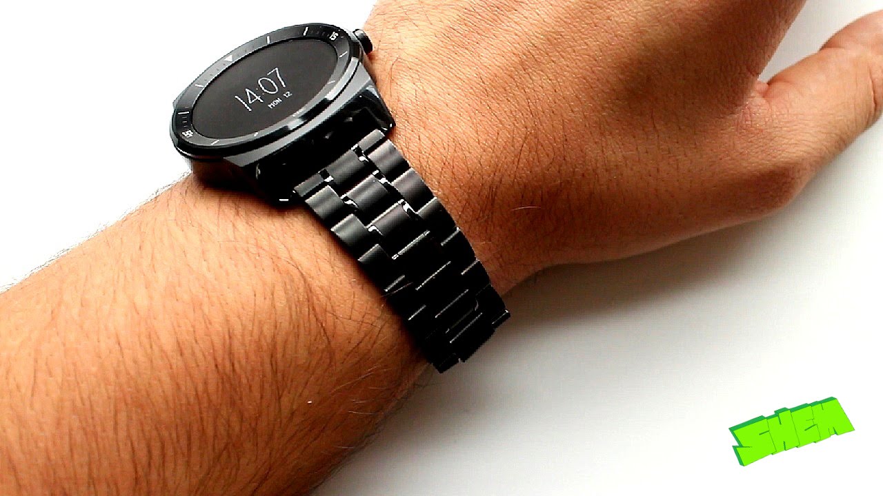 Metalowa bransoleta dla LG G Watch R (Ritche 22mm) [PL]