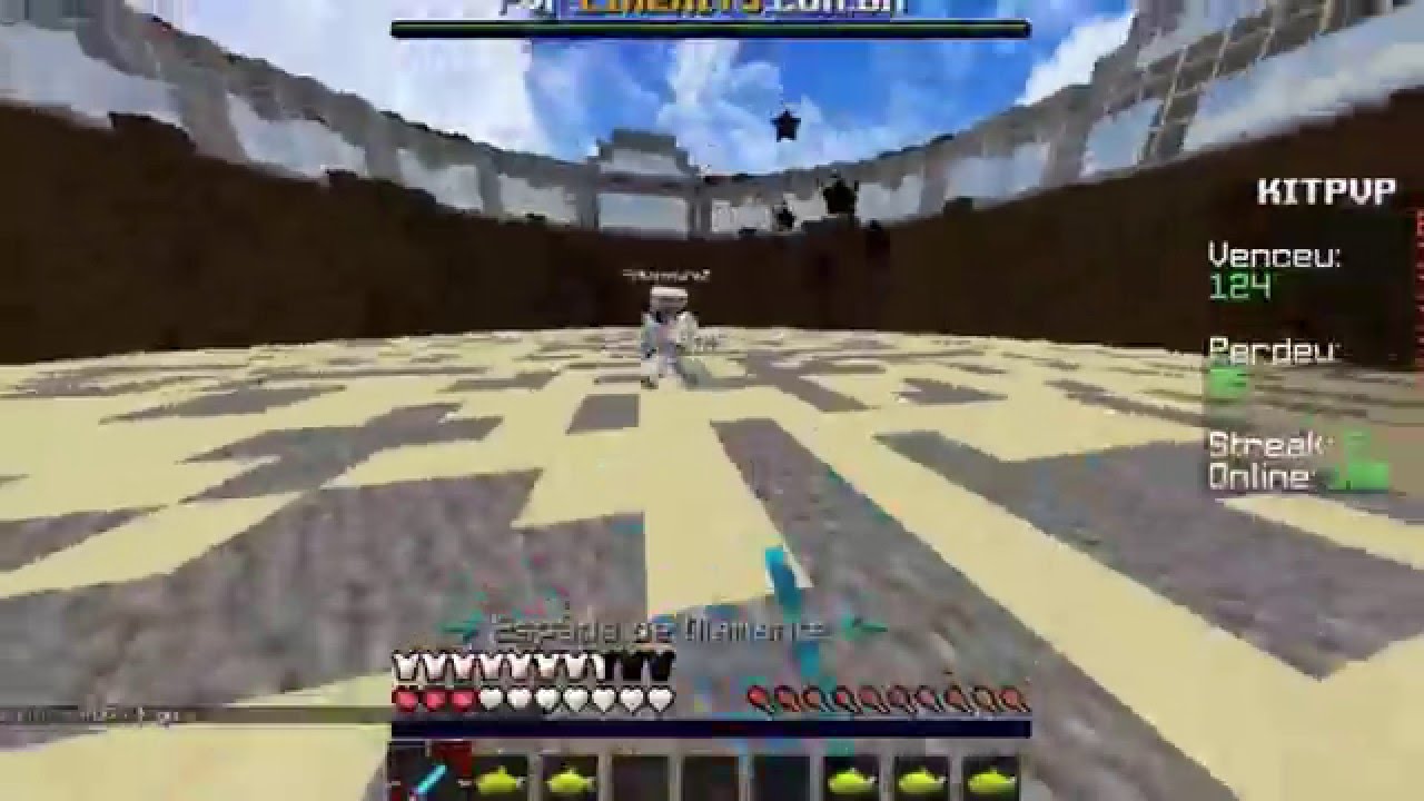 Minecraft - Tirando 1v1 no LikePvP Ft iAdventureZ :D
