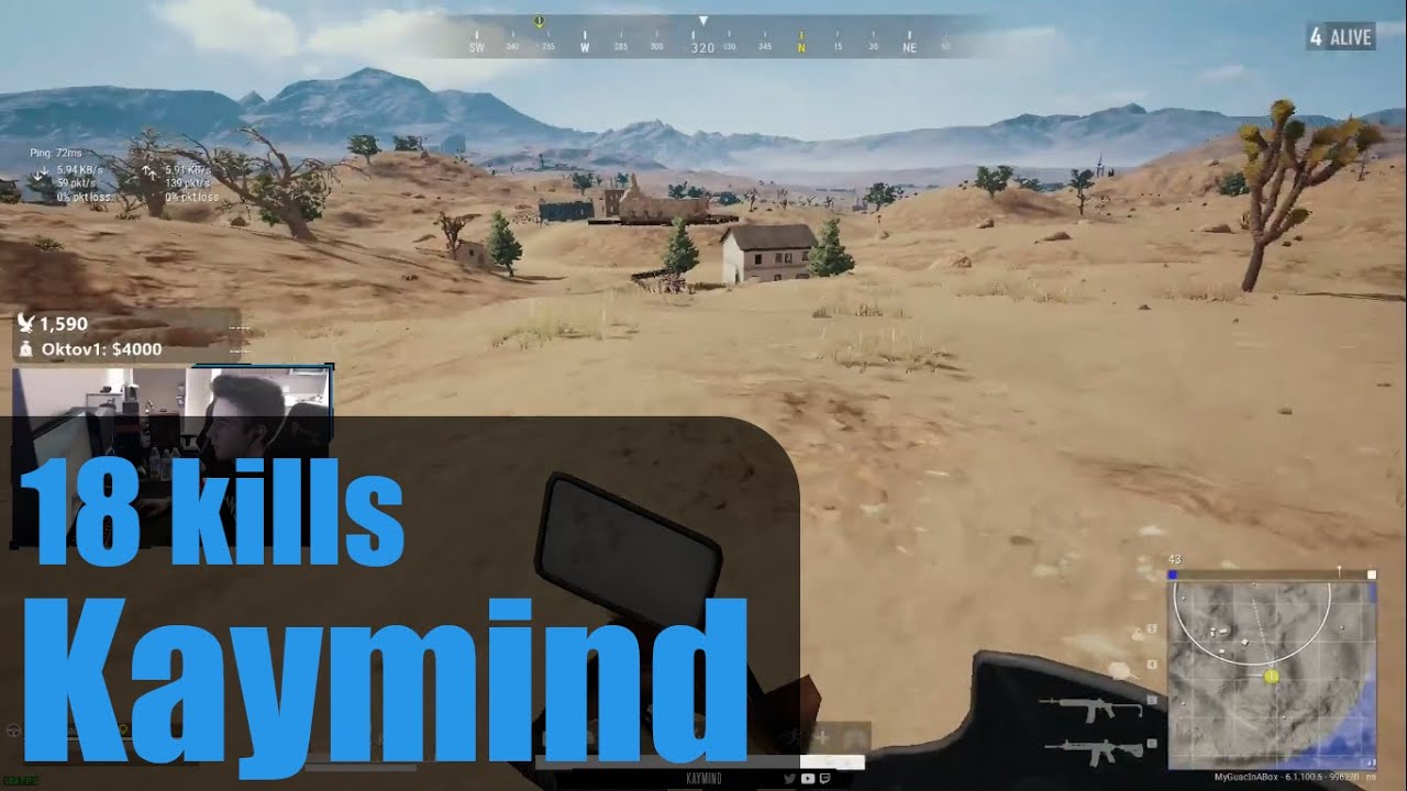 Kaymind 18 kills M416 + Mini14 duo Miramar | PUBG Highlights