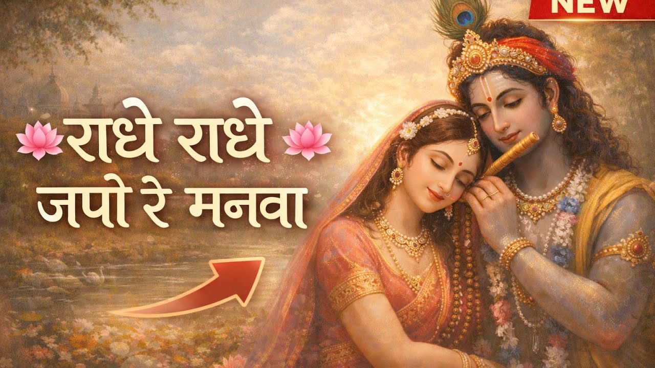 राधे राधे जपो रे मनवा 🙏# Radhe Radhe Bhajan #Krishna Devotional Song🌼