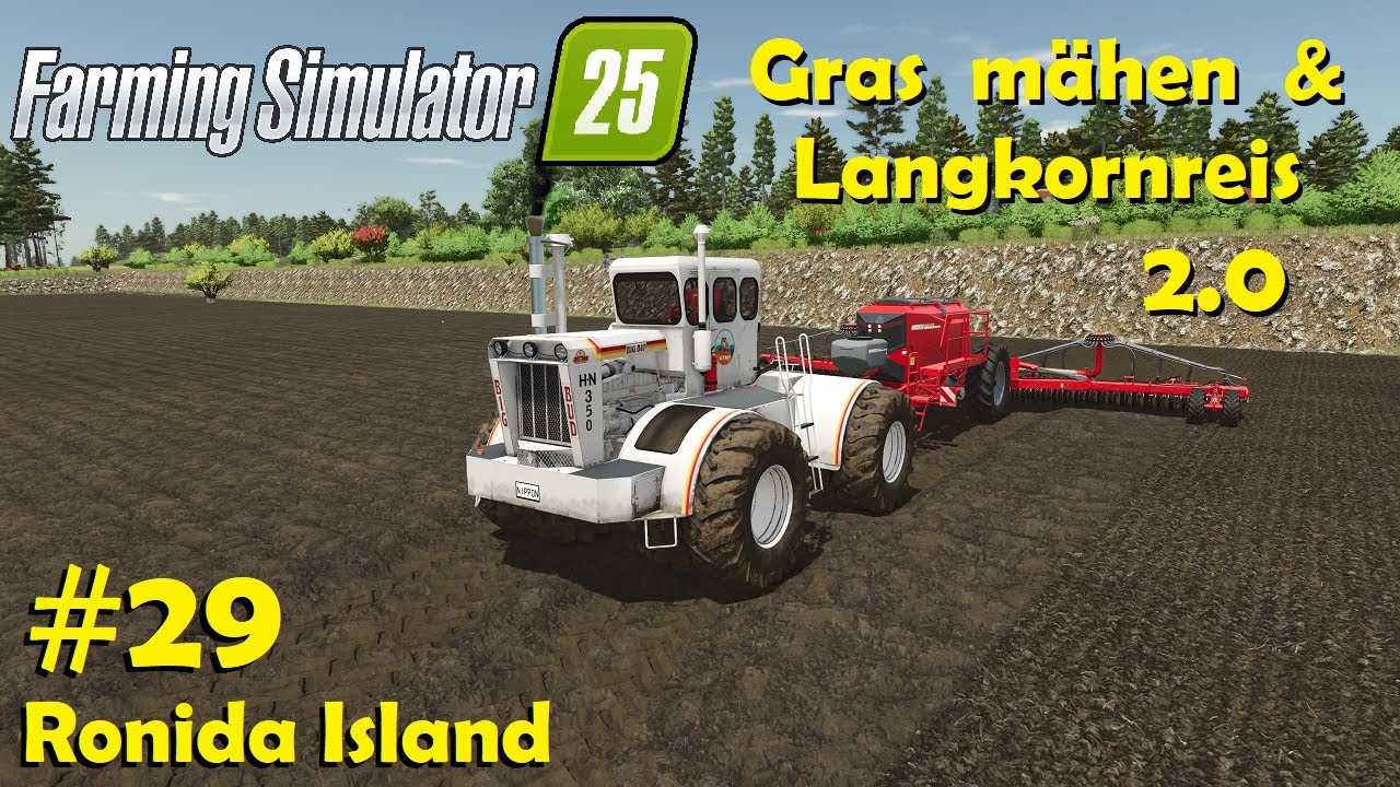 LS25 Ronida Island #29 Wiese mähen & der nächste Langkornreis-Versuch / Farming Simulator 25