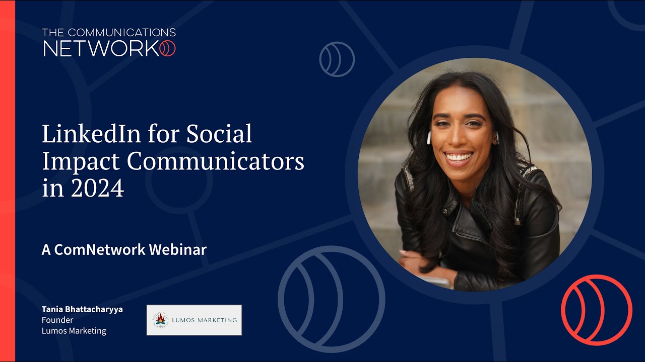 WEBINAR: LinkedIn for Social Impact Communicators in 2024