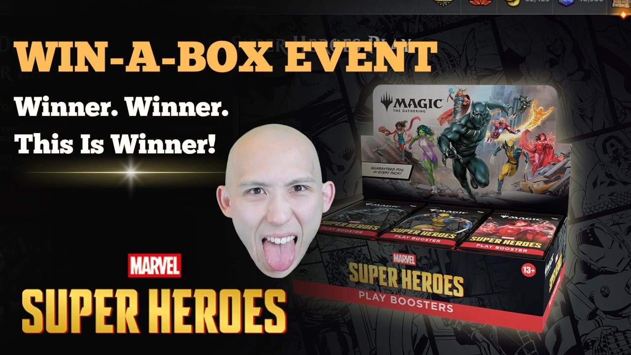 Winner. Winner. This Is Winner | Arena Win-A-Box Event | Marvel Super Heroes Sealed | MTG Arena