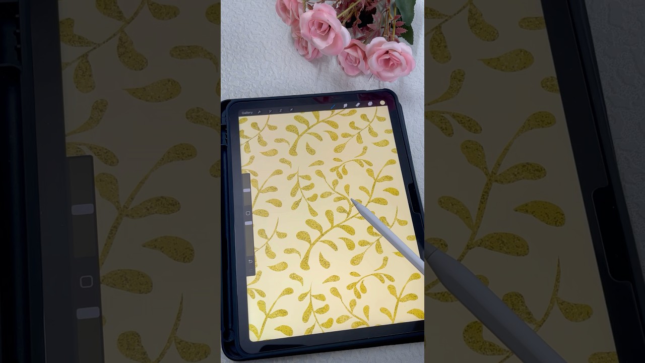 Seamless print design #printdesign #seamlesspattern #procreate #procreate #fashion #ytshorts #viral