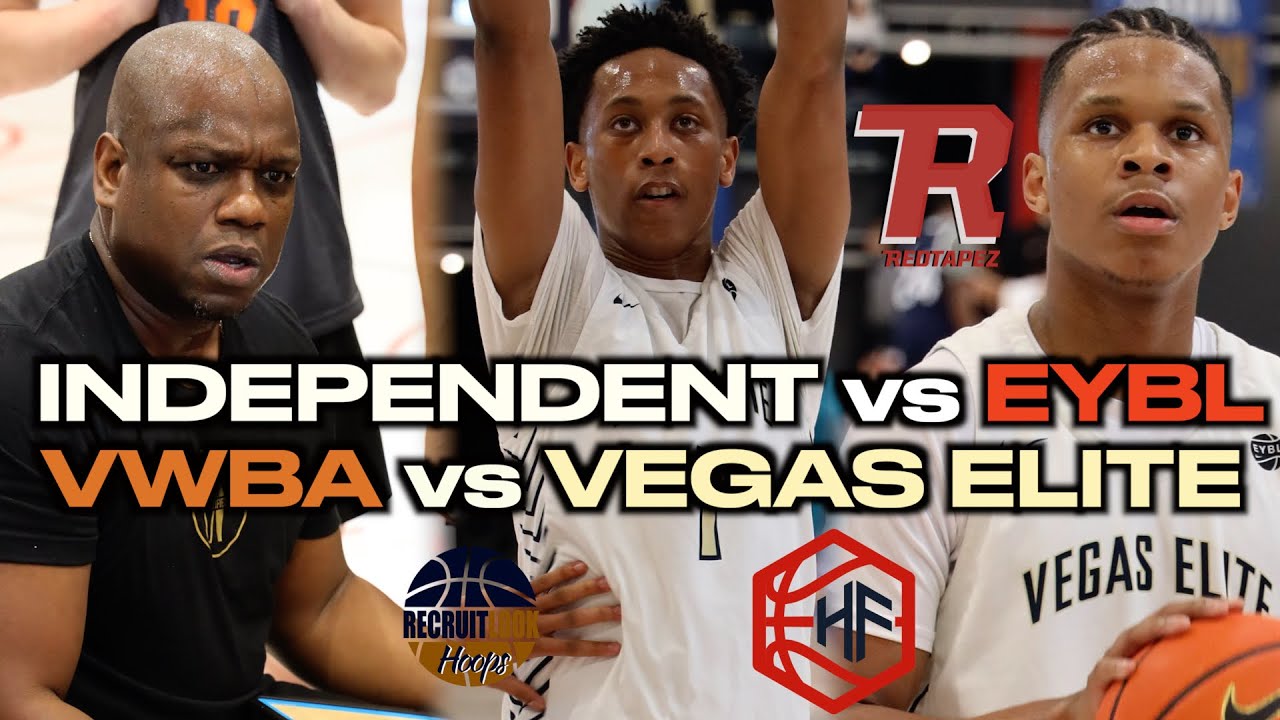 EYBL Vegas Elite vs Independent VWBA | Keaton Wagler vs Gavin Hightower and CJ Shaw