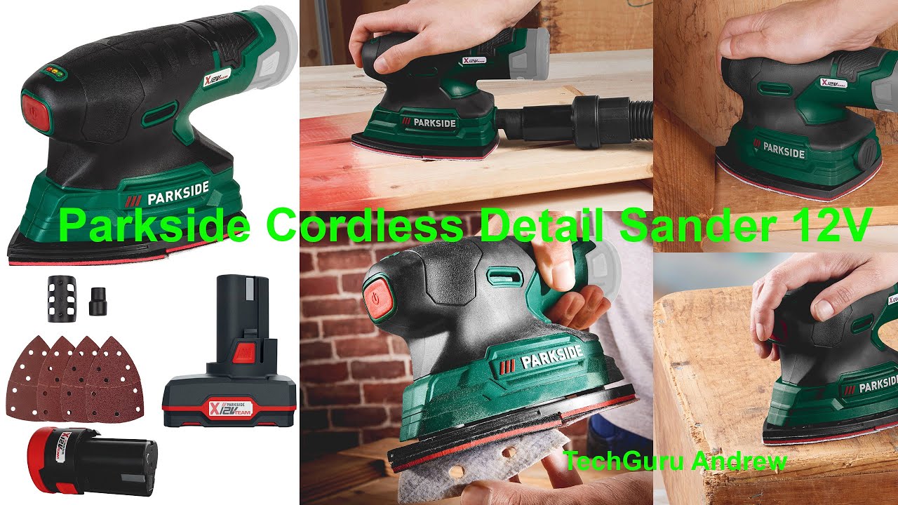 Parkside Cordless Detail Sander 12V PAMS 12 A1