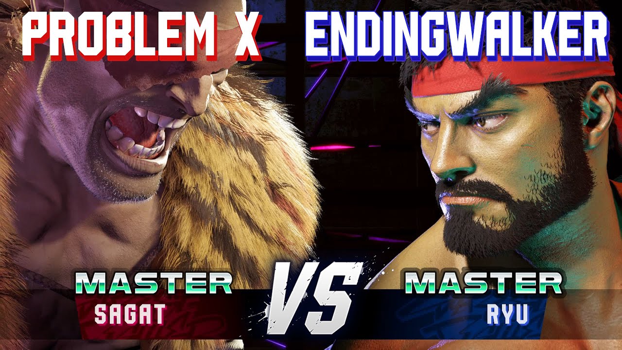 SF6 ▰ PROBLEM X (Sagat) vs ENDINGWALKER (Ryu) ▰ High Level Gameplay