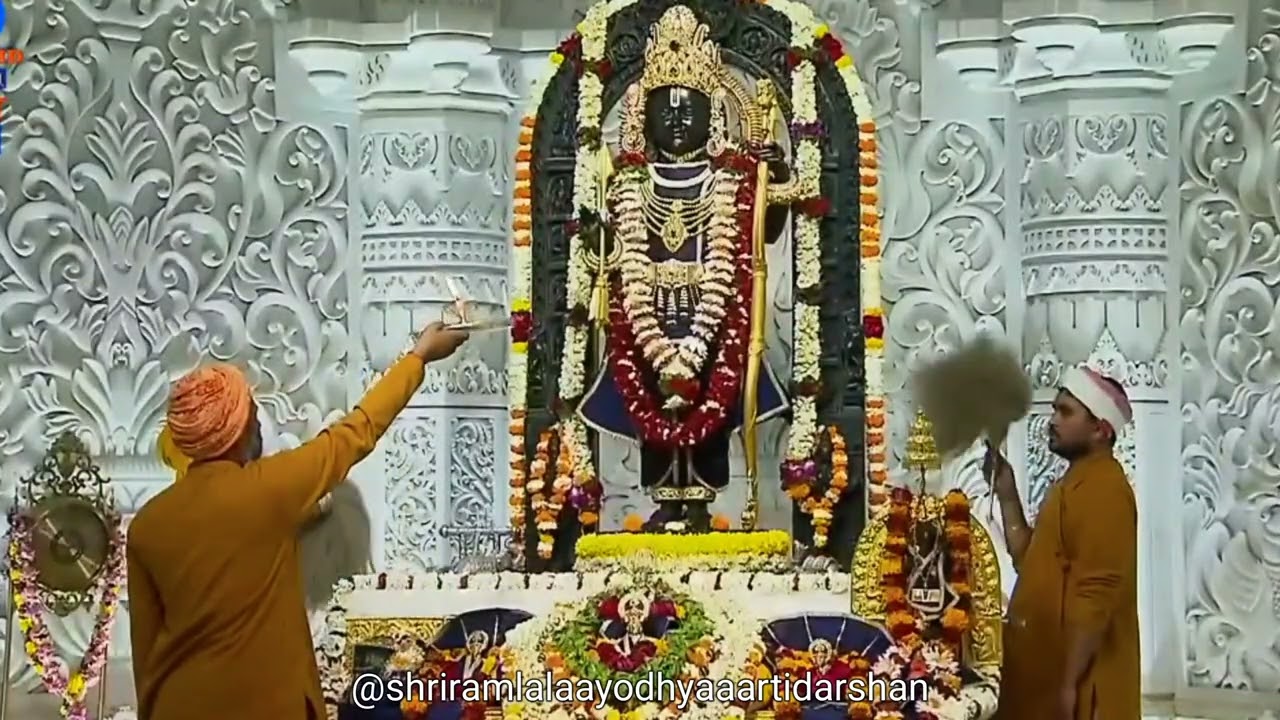 Saturday, 08 Mar 2025 श्री राम लला अयोध्या श्रृंगार आरती दर्शन @shriramlalaayodhyaaartidarshan