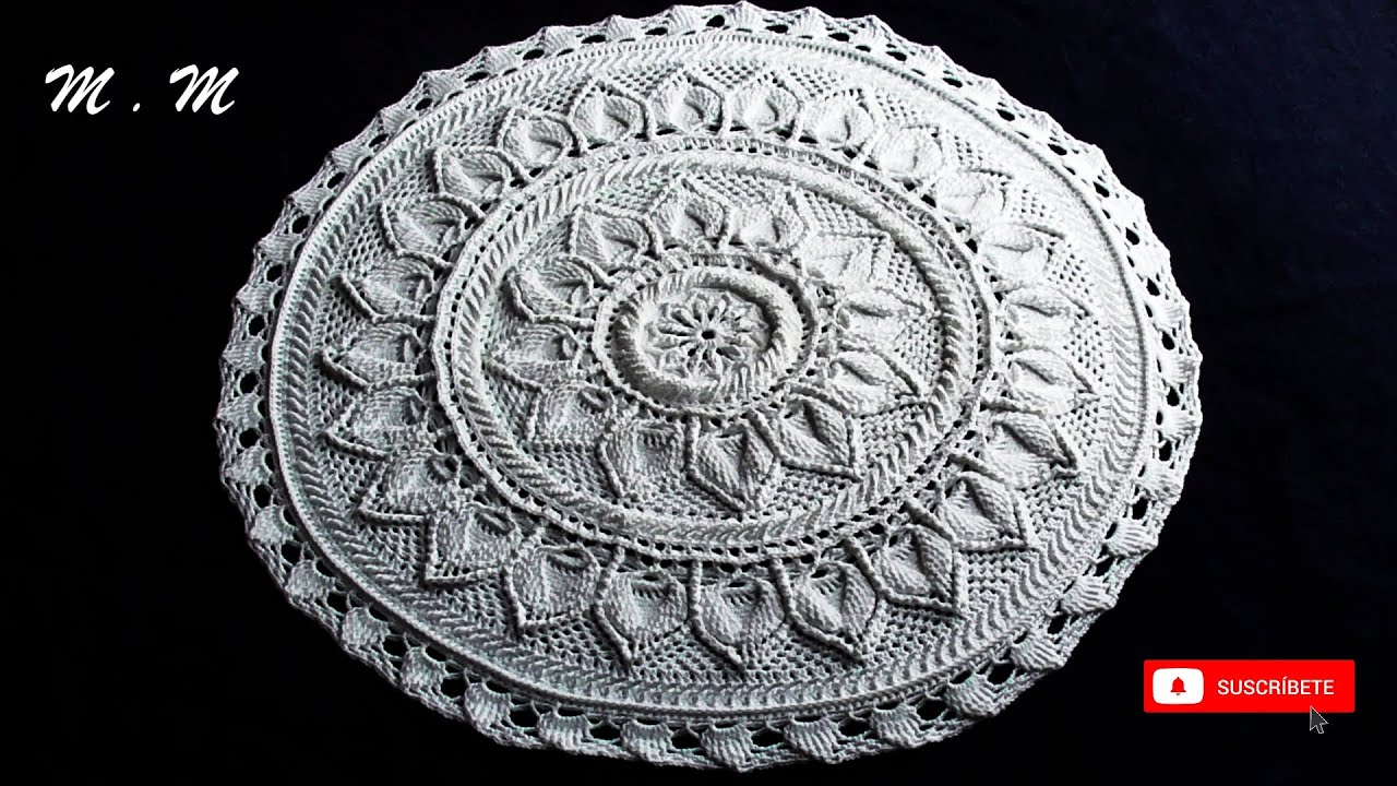TAPETE NOVEDOSO 2022 TEJIDO A CROCHET PASO A PASO (PARTE 1) | MANUALIDADES MARTINA