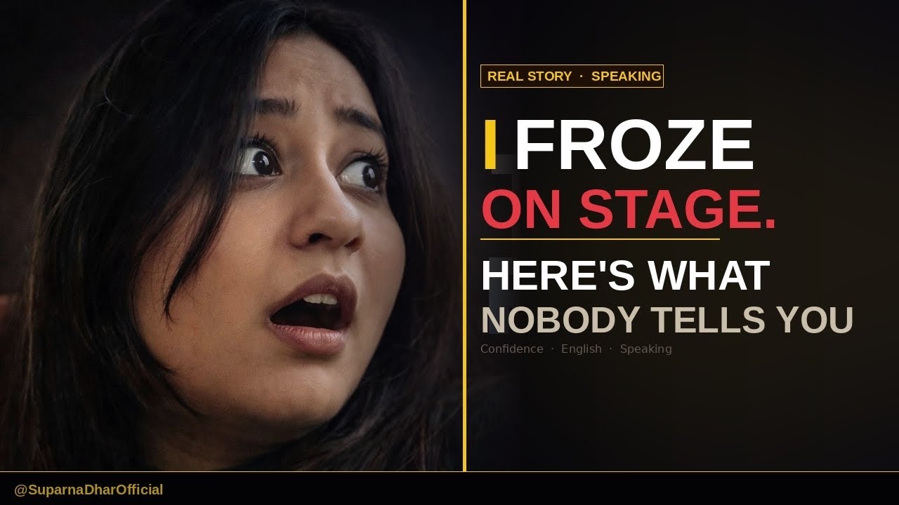 I Froze On Stage. Here's What Nobody Tells You