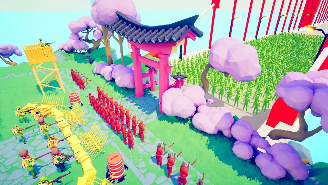 Zombie 100 Units vs Army - Totally Accurate Battle Simulator TABS