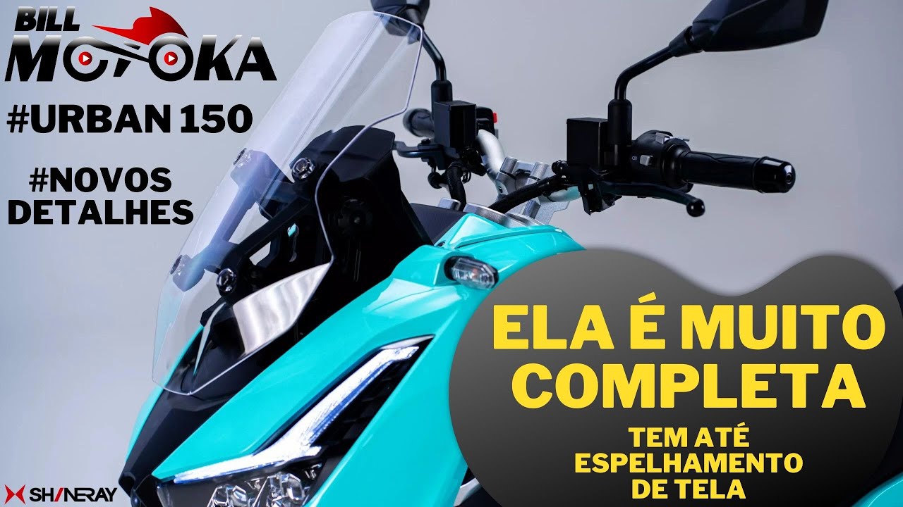 Minha URBAN 150 tá chegando galera e tenho mais novidades sobre ela que já está no site e é COMPLETA